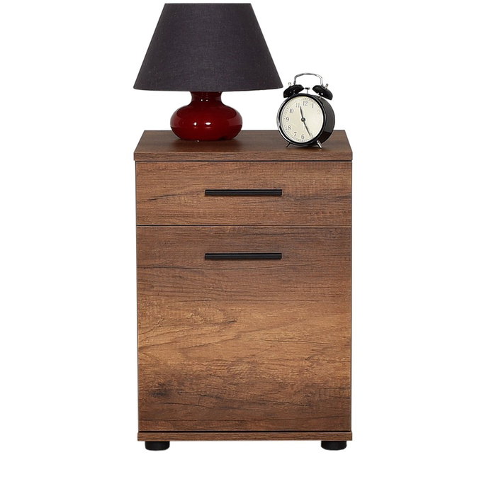 Hanah Home Mesilla de noche Kmd-511-Oo-1 Oslo y Nogal